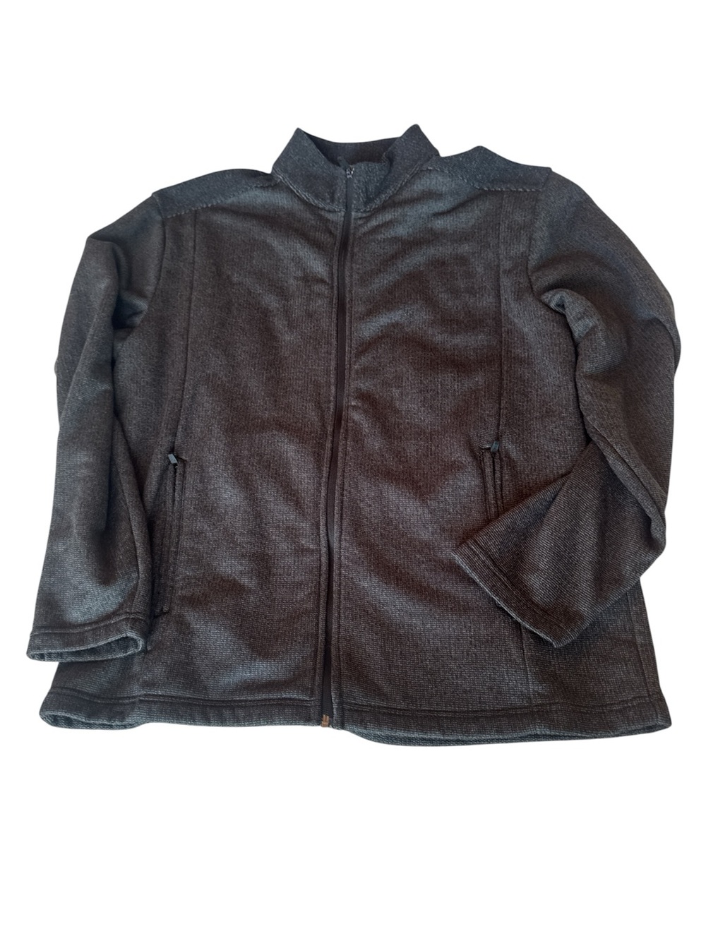 PGA Tour Men's Black Full-Zip Fleece Jacket